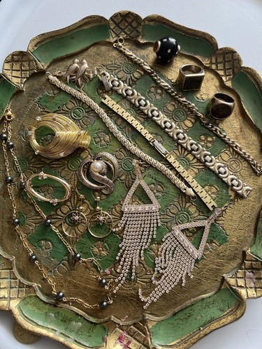 Konvolut goldfarbene schmuck - konvolut,