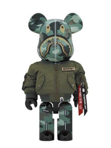 Bearbrick rbrick bape alpha - bearbrick,