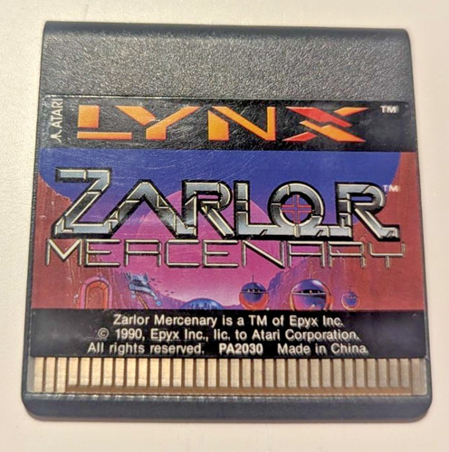 Zarlor mercenary atari lynx - zarlor,
