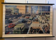 Schulwandkarte Rollkarte 'Auf