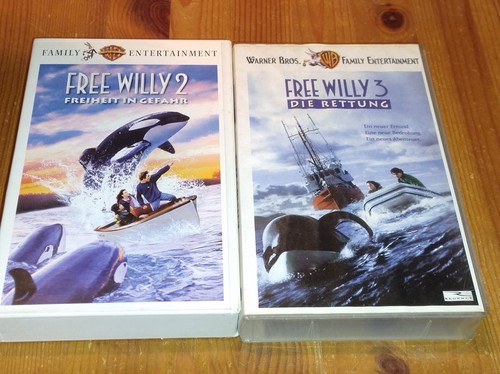 Vhs free willy 3 warner - &,