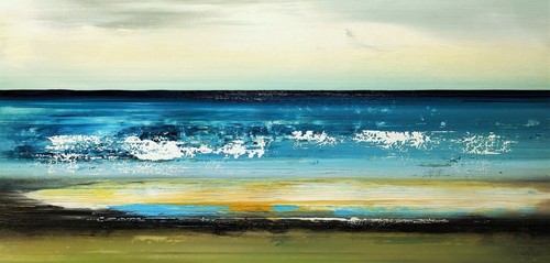 Abstrakte landschaft bild - abstrakte,