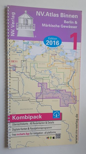 Sportbootkarte atlas binnen - sportbootkarte, nv