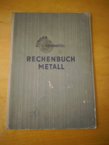 Rechenbuch metall europa - metall,