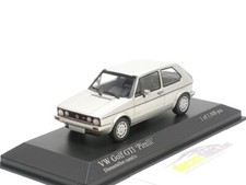 VW Volkswagen Golf Mk1 GTI Pirelli diamondsilber metallic 1/43 Minichamps NEUWERTIG!