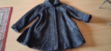 Mantel KEMPER in Gr. 38 - anthrazit meliert - Schurwolle Mohair u.a.