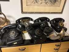 Telefon W48 konvolut alt Ersatzteile Bakelit schwarz