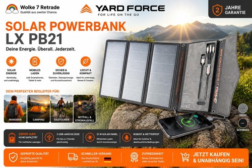Solar powerbank yard force - yard,
