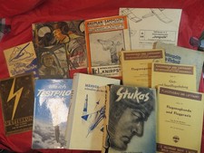 11 alte Fliegerbücher,v.1934-1960/und 2 Baupläne v. Segelflugmodelle,Knirps