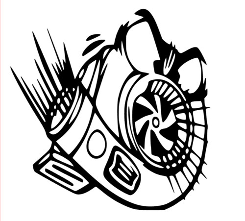 Turbolader aufkleber sticker - aufkleber,