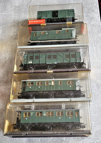 Röwa personenwagen - 5x, h0