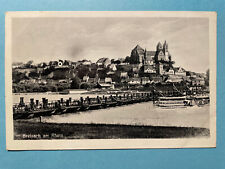 Alte AK von Breisach am Rhein, Schiffsanleger, Münster, gelaufen 1932