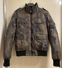 MONCLER Daunenjacke Racine wendbar Winterjacke Bomber Gr. 2 M camouflage red