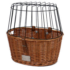 Duvo+ Weidenkorb Provence mit Kissen für Hunde 48x33x44cm Fahrradkorb