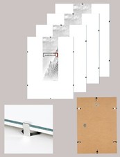 10er Pack Bildhalter Rahmenlos Cliprahmen DIN A1 A2 A3 A4 A5 Bilderrahmen 