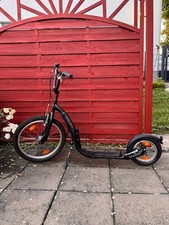 Kickbike Freeride G4 schwarz 20" 12" Tretroller Kids u. Erwachsene