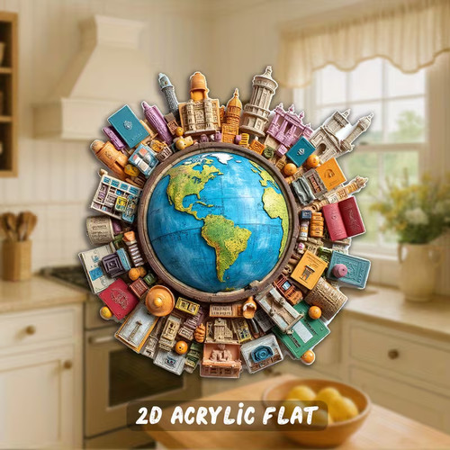 Magnet world map - magnet,