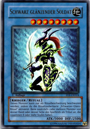 Schwarz glänzender soldat - glänzender, 1