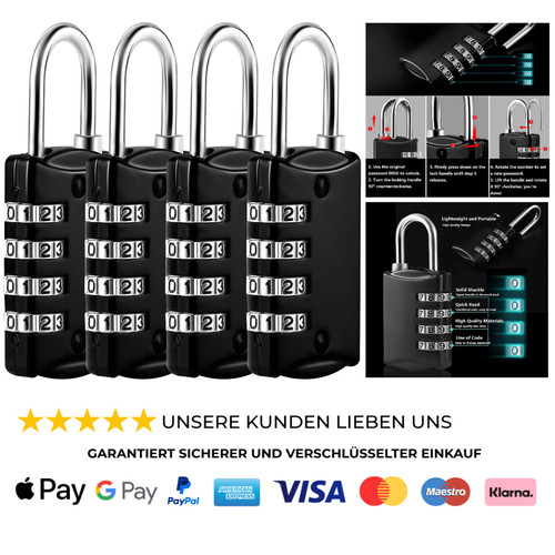 Stück vorhängeschloss - 4,