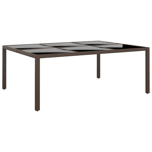 Gartentisch rechteckig rattan - rechteckig,