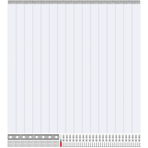244x244cm streifenvorhang - 244x244cm,