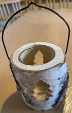 Teelichthalter Holz BAUMSTAMM