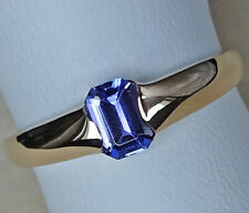 NEU ♦️ AAA ♦️ Tansanit Ring aus 9kt 375 Gold Ring mit blau Edelstein ♦️♦️ 8863