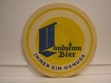 DDR - alter Bierdeckel - LANDSKRON BIER - Bierdeckel - guter Zustand - Sammler 