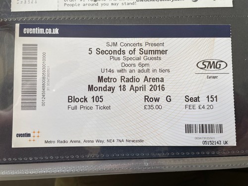 Seconds summer ticket - summer,