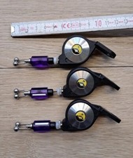 3× Solar Tackle Recoil Hanger Set Bissanzeiger in Purple m. Matrix Heads Karpfen