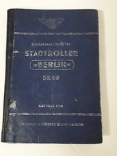 Betriebsanleitung für Stadtroller Berlin SR 50 Berliner Roller 1959 Original