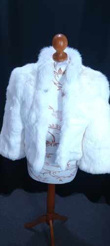 Kaninchen cape bolero - cape,, jacke