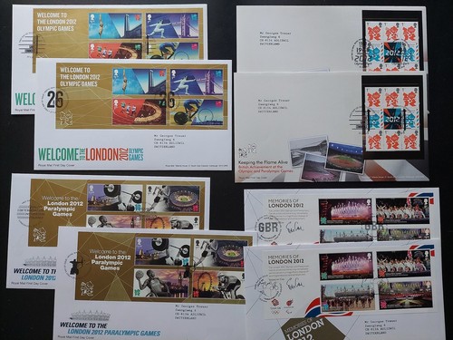 Großbritannien fdc - 8x,