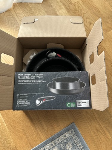 Tefal 3er set ingenio - tefal, black