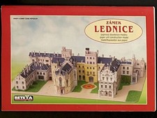 Modellbaubogen - "Zamek Lednice" Schloss Eisgrub von Betexa 2004