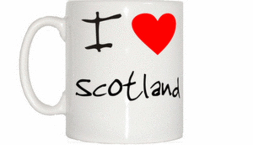 Love heart scotland tasse - love,