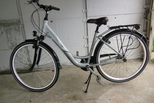 Damenfahrrad farbe weiß - in,