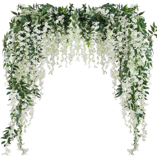 Künstliche wisteria girlande - künstliche,