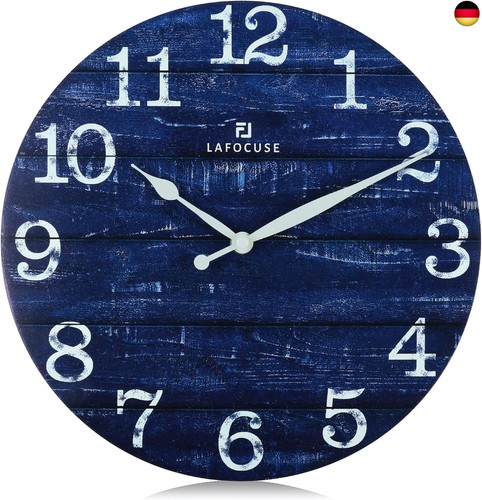Lafocuse rustikal wanduhr holz - lafocuse,