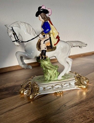 Neundorf porzellanfigur reiter - neundorf,