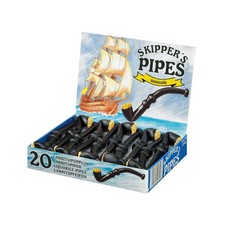 Skippers Pipes Seasalt 340g Salz-Lakritz Pfeifen 20 Stk.