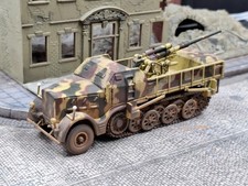 German Sd.Kfz. 9 Famo mit 88mm Flak 37 Diecast gealtert  1:72