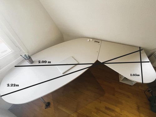 Vitra designschreibtisch groß - designschreibtisch,