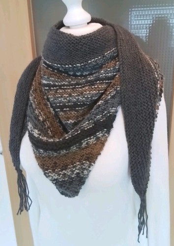 Tuch dreieck strick handmade - tuch,