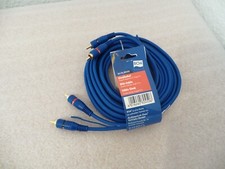 Dietz 80450 Gold Cinch Kabel 5 Meter High Fi Cinchleitung Cinchkabel RCA Cabel