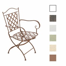 Stuhl Adara Gartenstuhl Metallstuhl Stuhl Terrassenstuhl Eisen Antik Shabby
