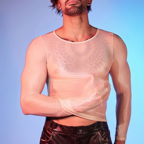 Herren langarm transparent - langarm,