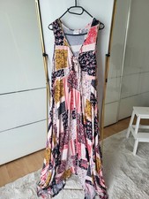 Maxikleid mit Patchwork Druck