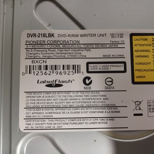 Pioneer dvr 218lbk - pioneer, dvr-218lbk