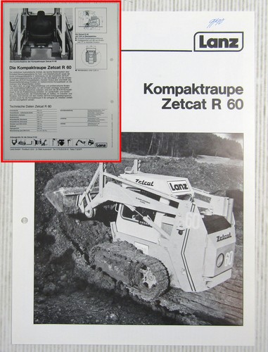 Prospekt lanz zetcat r60 - lanz,